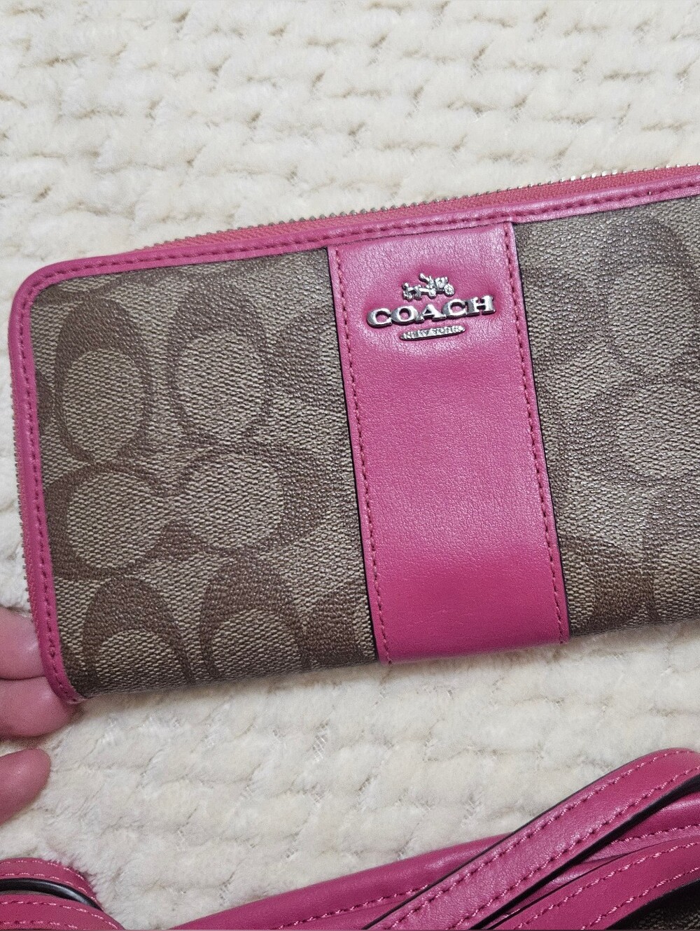 Coach Brown Signature Shoulder Bag  and Wallet - Picture 10 of 12